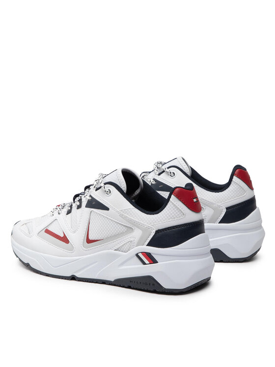 Tommy Hilfiger Tommy Hilfiger Sneakers Tech Runner Mix FM0FM04075 Alb