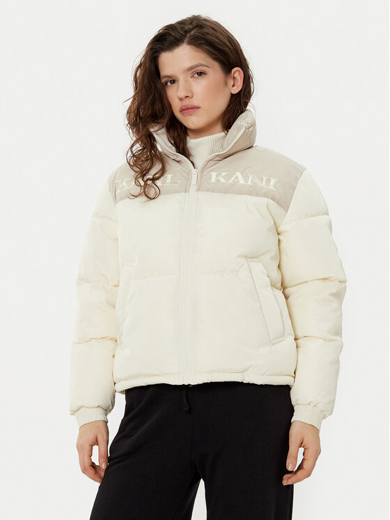 Karl Kani Karl Kani Зимно яке Retro Essential 61760016 Екрю Regular Fit