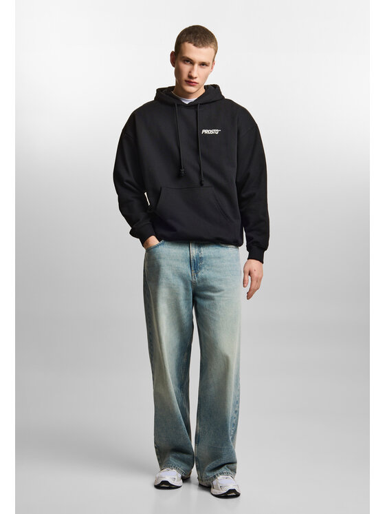 PROSTO. PROSTO. Bluza Wear The Street Czarny Oversize