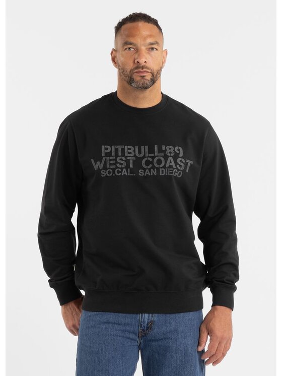 PITBULL PITBULL Bluza Bluza męska DRIVING XXL Czarny Regular Fit