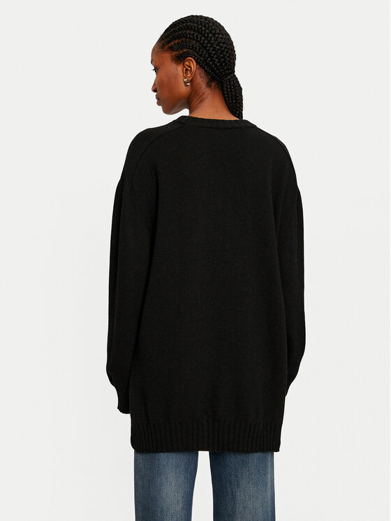 ViCOLO ViCOLO Пуловер 77070S Черен Relaxed Fit