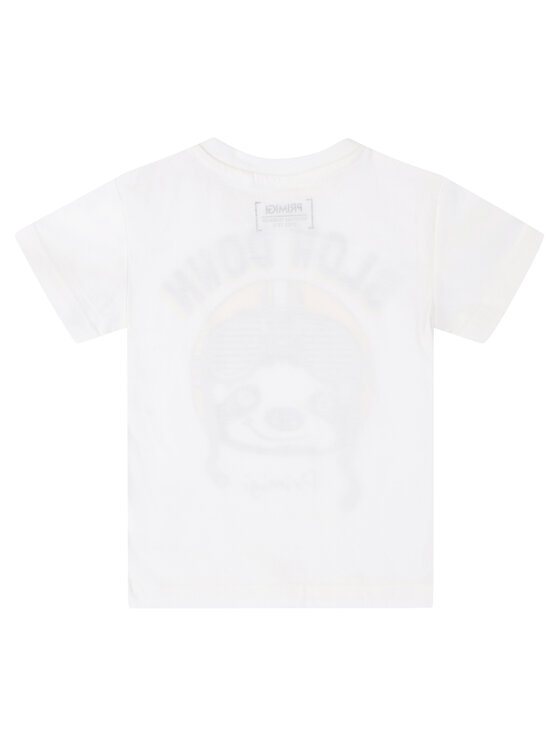 Primigi Primigi T-Shirt Fast Rider 45221006 Bílá Regular Fit