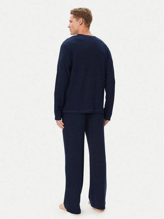 Tommy Hilfiger Tommy Hilfiger Piżama UM0UM03994 Granatowy Regular Fit