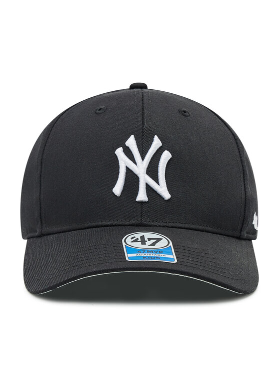 47 Brand 47 Brand Czapka z daszkiem Mlb New York Yankees Raised Basic '47 Mvp Junior B-RAC17CTP-BK Czarny