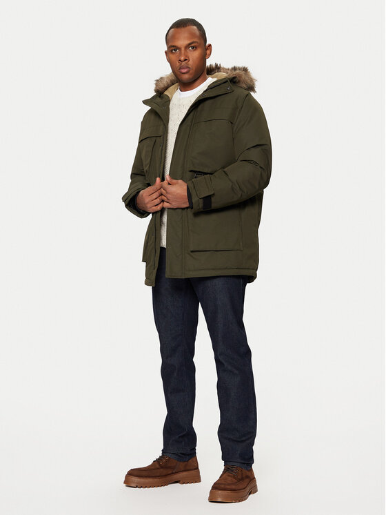 Jack & Jones Jack & Jones Parka Star 12256892 Zielony Regular Fit