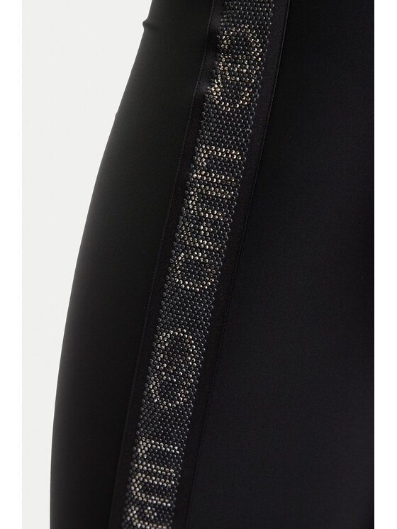 Liu Jo Sport Liu Jo Sport Legginsy TF5119 J7912 Czarny Regular Fit
