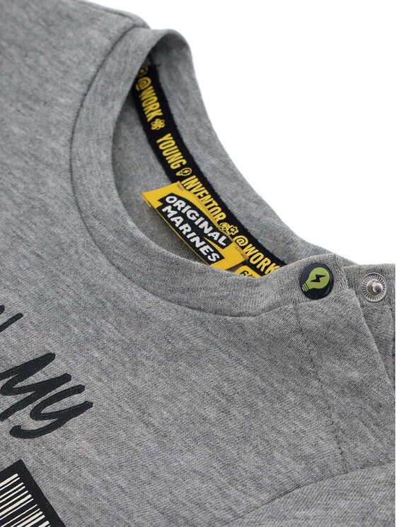 Original Marines Original Marines Блуза DCA0704NM Сив Regular Fit