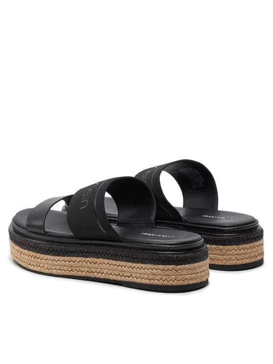Calvin Klein Calvin Klein Шльопанці Wedge Slide He HW0HW01966 Чорний