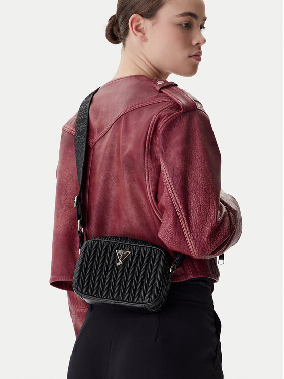 Guess Guess Дамска чанта J5YZ08 WHEG0 Черен