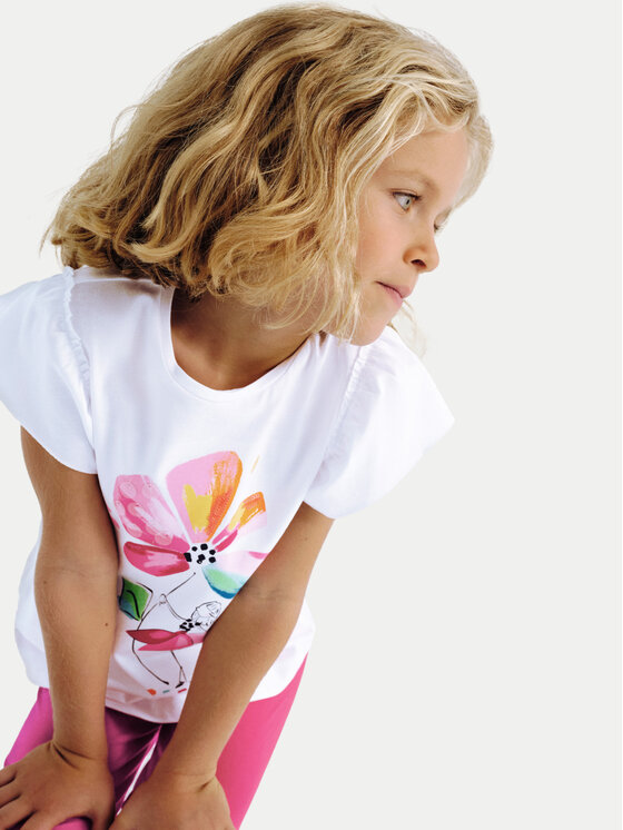 Mayoral Mayoral Set T-Shirt und Leggings 3705 Rosa Regular Fit