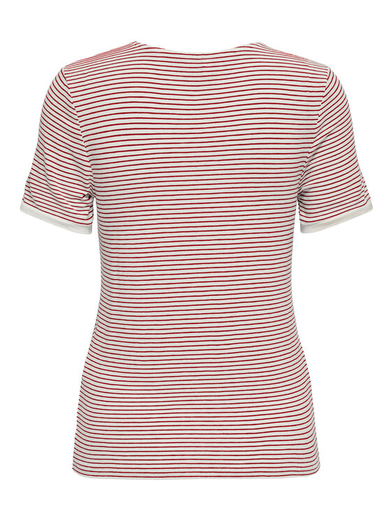 ONLY ONLY Tričko Tine 15315406 Červená Regular Fit