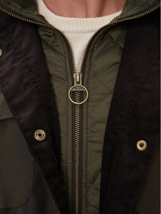 Barbour Barbour Μπουφάν μεταβατικό Ogston MWX0700OL51 Πράσινο Regular Fit