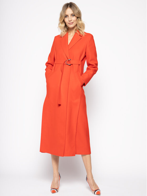 MAX&Co. MAX&Co. Μάλλινο παλτό Casella 70110120 Κόκκινο Regular Fit