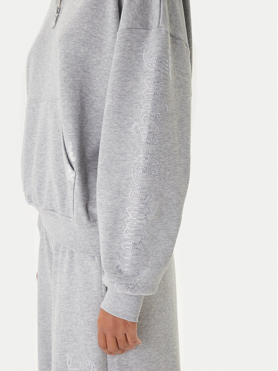 Juicy Couture Juicy Couture Mikina Castella JCWAS225319 Šedá Oversize
