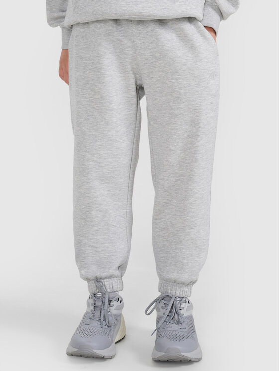 4F 4F Spodnie dresowe BASIC+ Szary Oversize