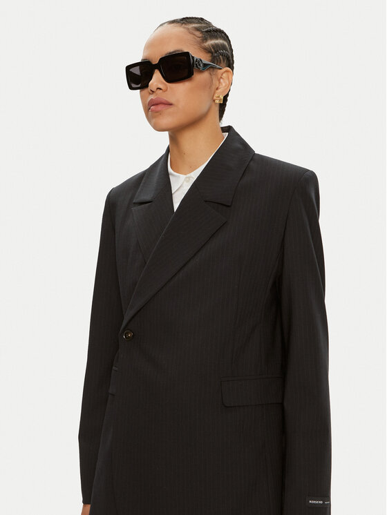 Herskind Herskind Marynarka Lilith 5218134 Granatowy Relaxed Fit