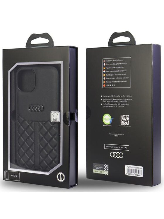 Audi Audi Etui na telefon iPhone 12/12 Pro Czarny