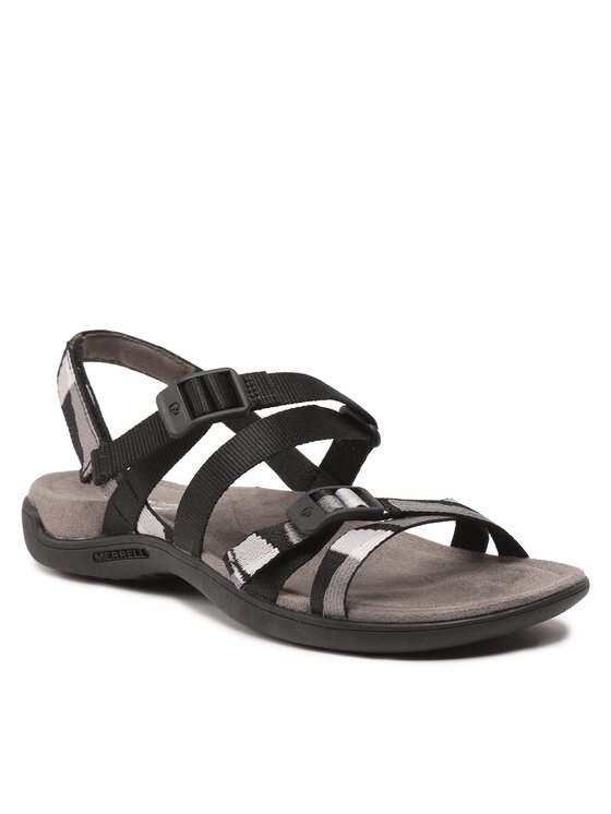 Merrell Merrell Сандали District 3 Backstrap Web J004190 Черен