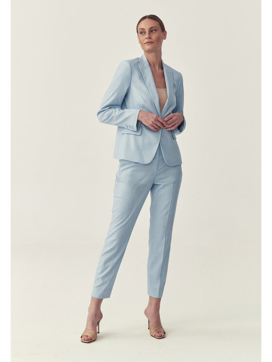 TATUUM TATUUM Spodnie materiałowe KOLIA 9 Niebieski Skinny Fit