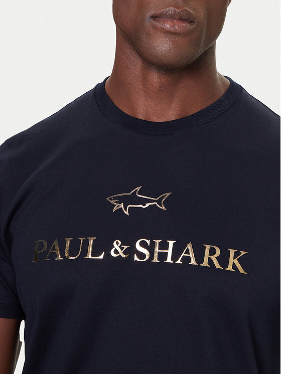 Paul&Shark Paul&Shark Marškinėliai 99311007 Tamsiai mėlyna Regular Fit