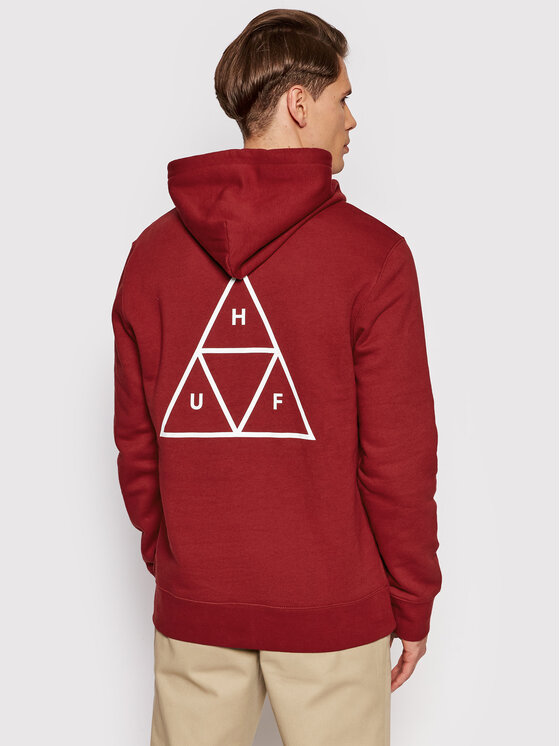 HUF HUF Світшот Essentials Tt PF00100 Червоний Regular Fit