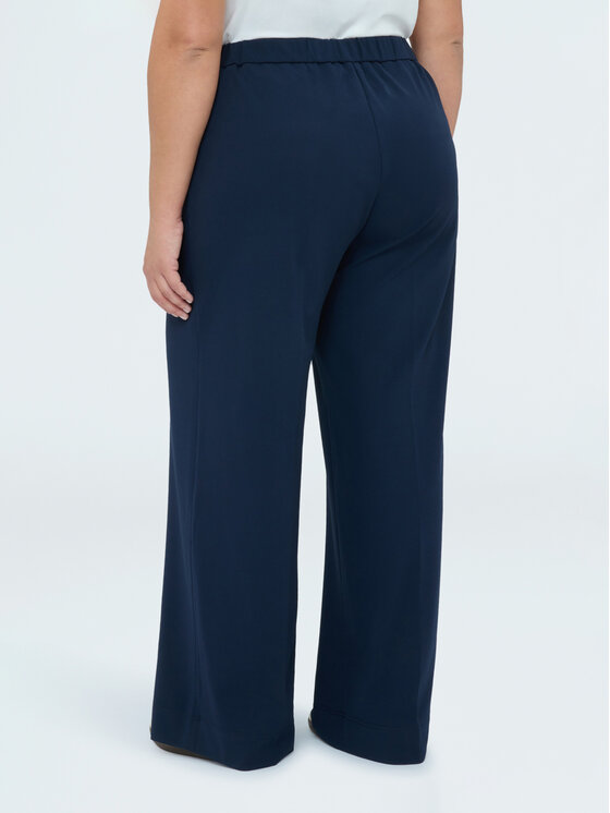 Fiorella Rubino Fiorella Rubino Pantaloni di tessuto P011L002301N034 Blu Over Fit