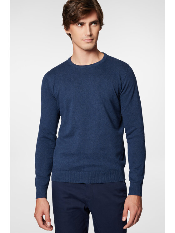 Próchnik Próchnik Sweter PM8 SW073224000009 Granatowy Regular Fit