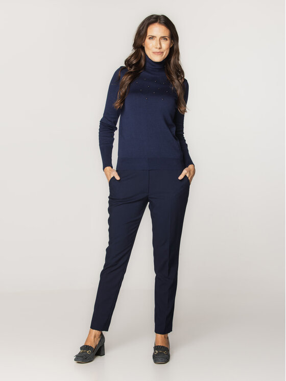 Willsoor Willsoor Golf 88026 Granatowy Regular Fit