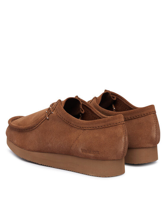 Clarks Clarks Pusbačiai Wallabee Lite 26327580 Ruda