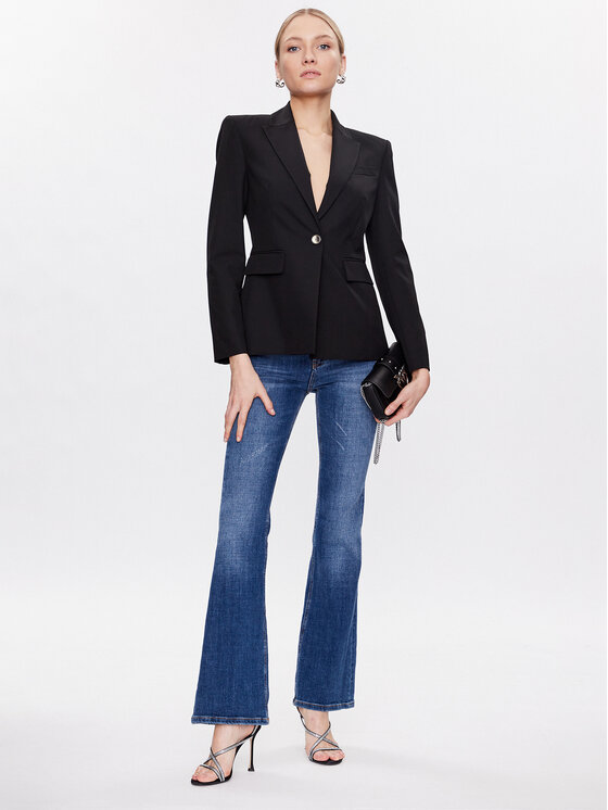 PINKO Pinko Sakko 100180 A0HO Schwarz Regular Fit