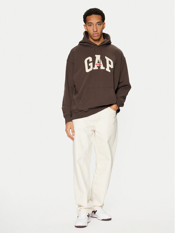 Gap Gap Felpa 534008-01 Marrone Relaxed Fit