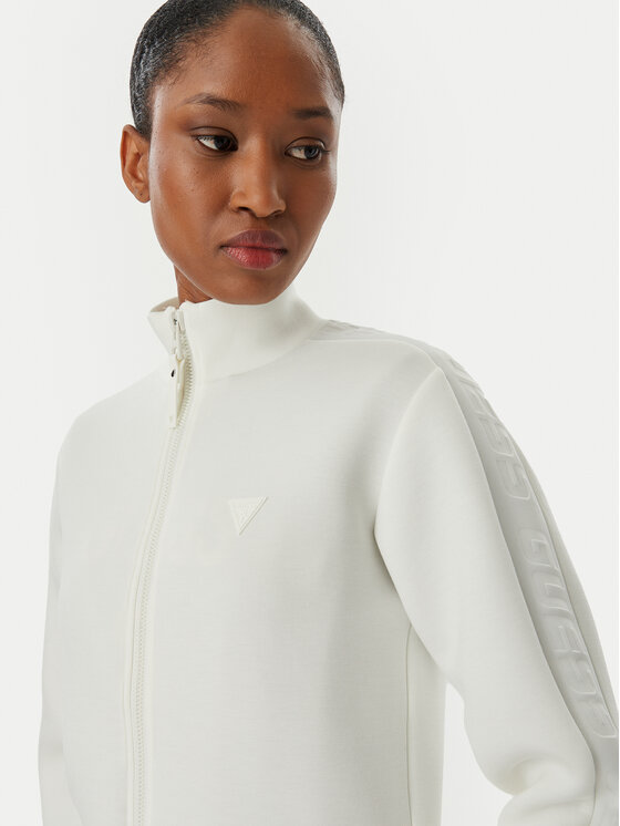 Guess Guess Суитшърт Allie V2YQ17 K7UW2 Бял Regular Fit