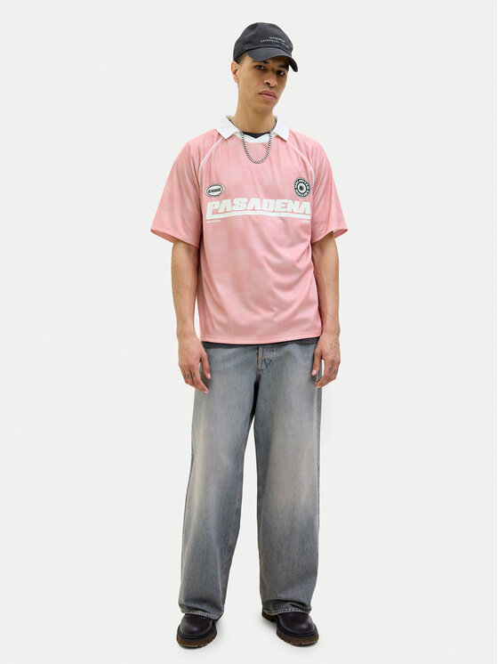 Jack&Jones Jack&Jones Polo majica Retreat 12277379 Roza Loose Fit