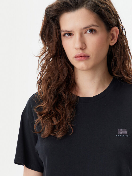 Napapijri Napapijri T-särk S-Nina NP0A4H87 Must Regular Fit