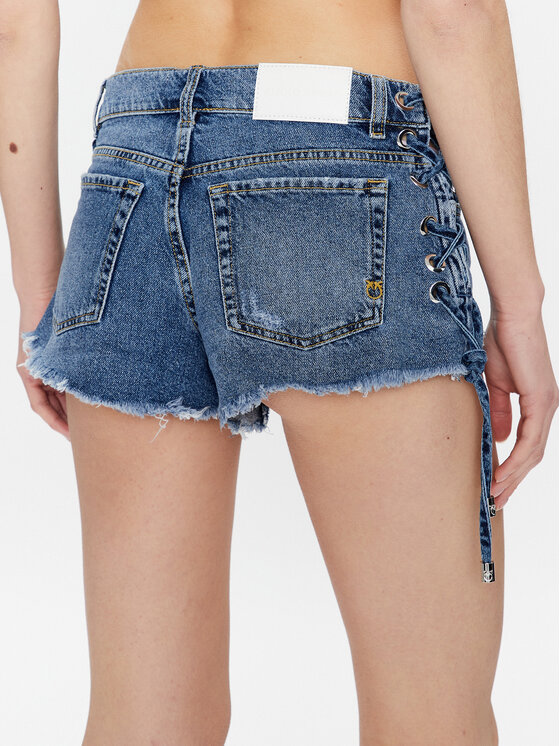 PINKO Pinko Jeansshorts Scudetto 100830 A0GF Blau Regular Fit