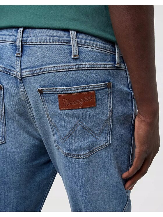 Wrangler Wrangler Jeansy Larston Niebieski Slim Fit