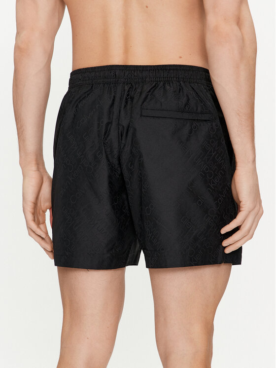 Calvin Klein Swimwear Calvin Klein Swimwear Plavecké šortky KM0KM00943 Čierna Regular Fit