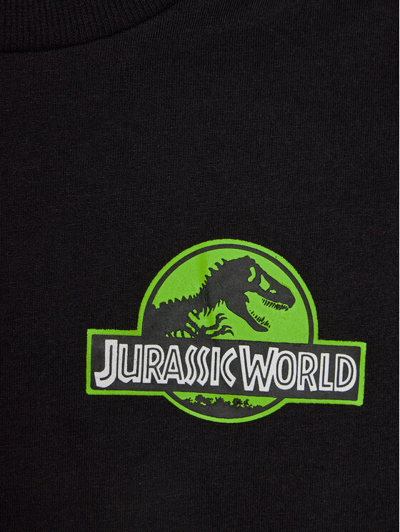 OVS OVS Μπλουζάκι JURASSIC PARK 1894866 Μαύρο Regular Fit