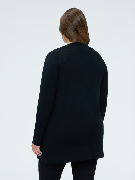 Fiorella Rubino Fiorella Rubino Kardigan M083L008355N033 Czarny Slim Fit