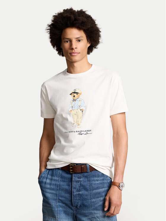 Polo Ralph Lauren Polo Ralph Lauren T-Shirt 710854497037 Bílá Regular Fit