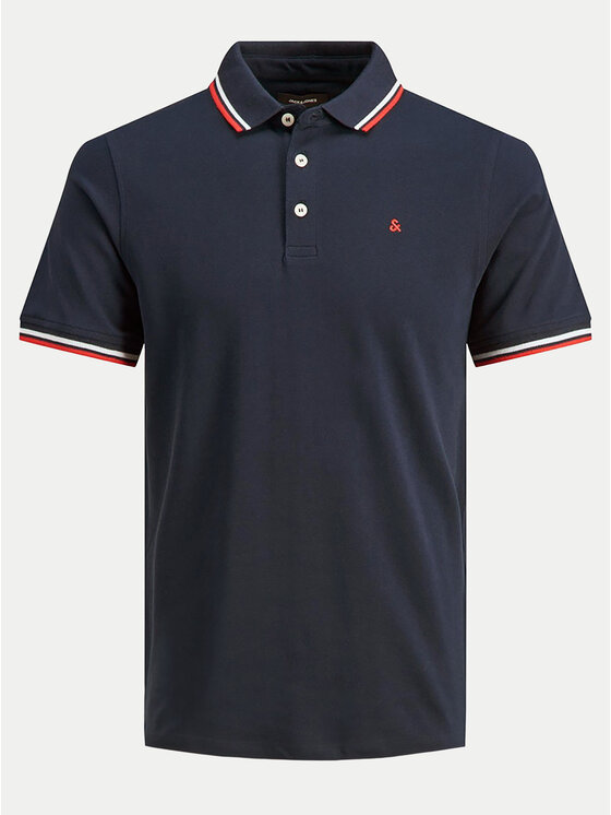 Jack&Jones Jack&Jones Polo Paulos 12136668 Tamnoplava Slim Fit