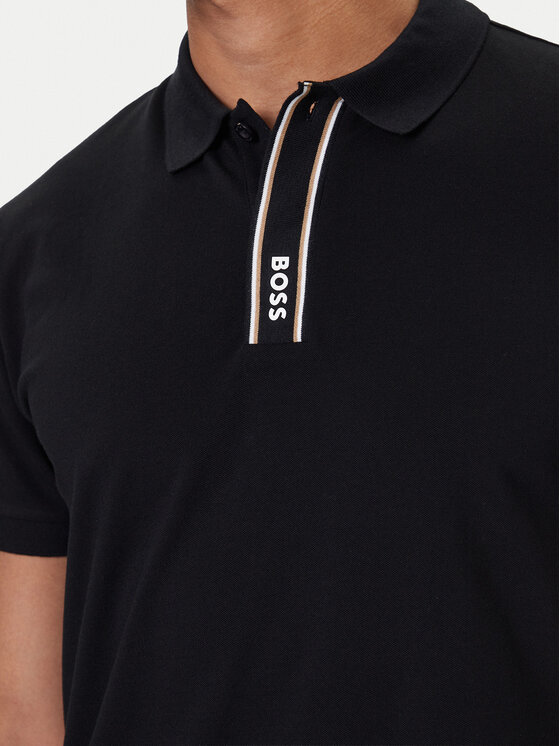 BOSS BOSS Поло Paddy 50549362 Чорний Regular Fit