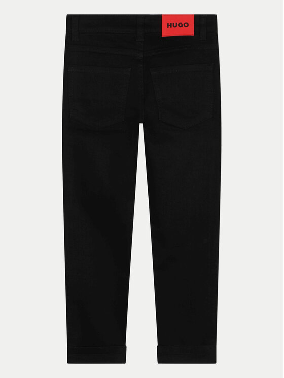 HUGO Hugo Jeans hlače G00185 M Črna Slim Fit