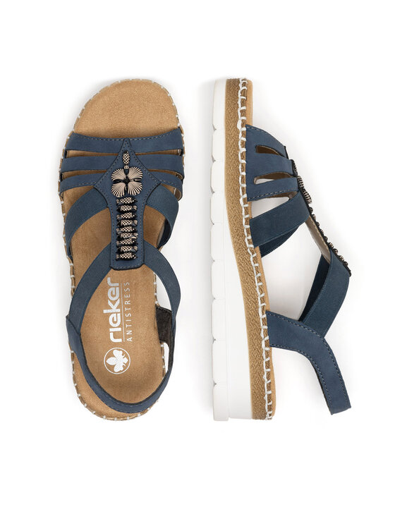 Rieker Rieker Sandalen V1206-14 Dunkelblau