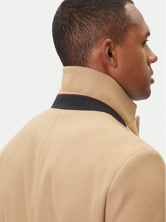 HUGO HUGO Vuneni kaput Migor2541 50546528 Bež Slim Fit