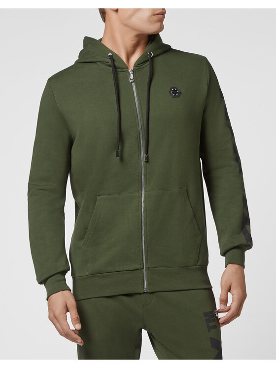PHILIPP PLEIN PHILIPP PLEIN Tepláková souprava 7095 Zelená Regular Fit