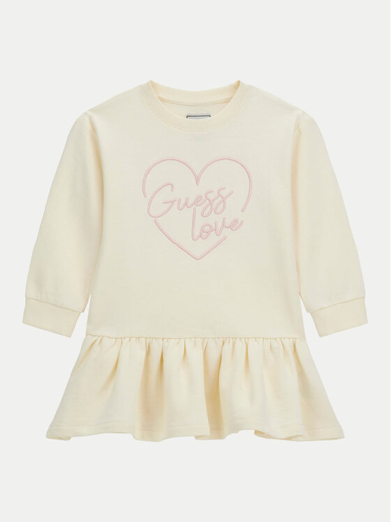 Guess Guess Igapäevane kleit K4YK04 KA6R4 Ekrüüvärv Regular Fit