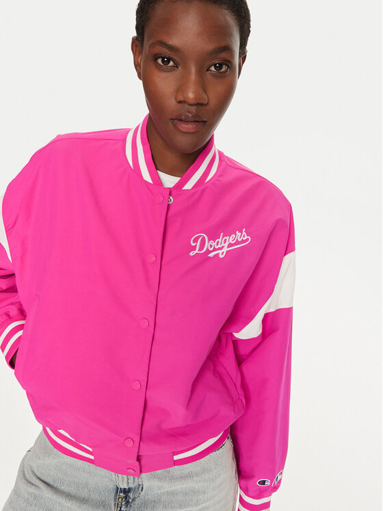 Champion Champion Bomberjacke Yankees 116470 Rosa Loose Fit