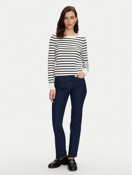 Tommy Hilfiger Tommy Hilfiger Светр WW0WW40099 Écru Regular Fit