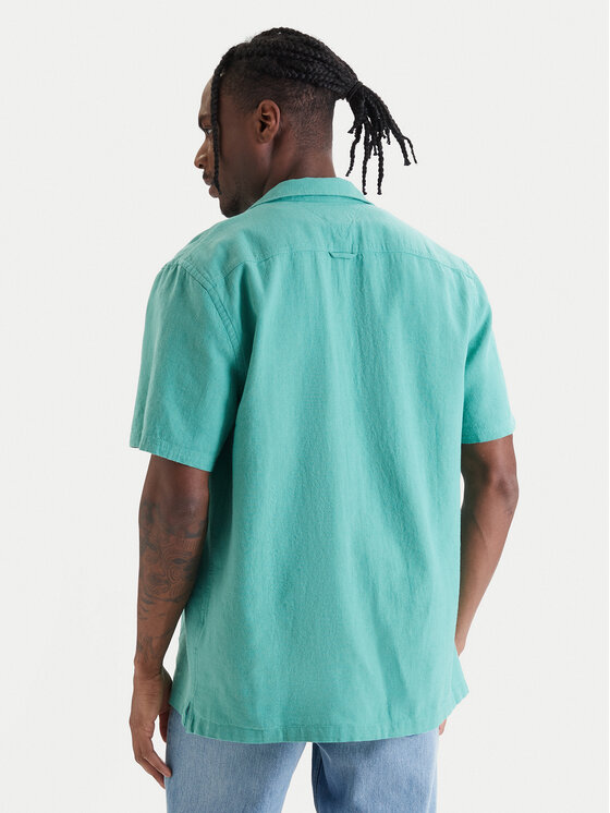 Tommy Jeans Tommy Jeans Cămașă DM0DM23058 Verde Regular Fit